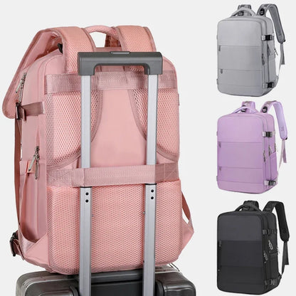 Mummy Nappy Backpack – Large Capacity Waterproof Diaper Bag with Shoe Storage & Multi-Layer Design