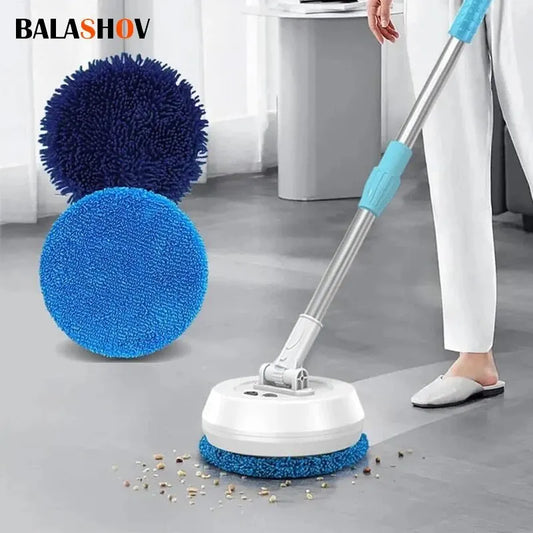 Wireless Electric Spin Mop – 2-in-1 Automatic Wet & Dry Floor Cleaner for Home, Car & Windows