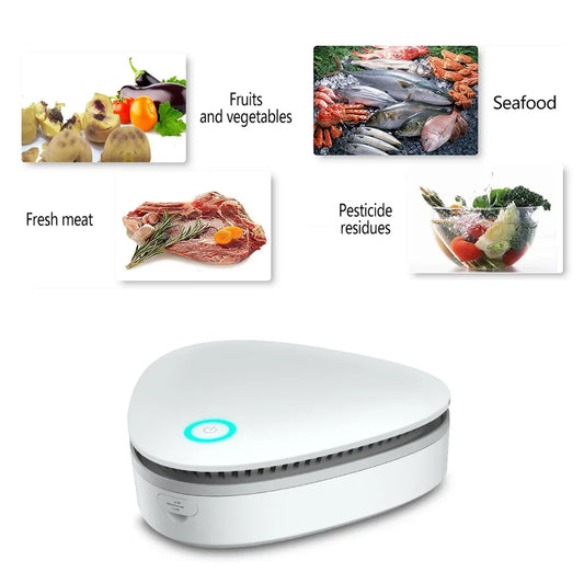 Mini Ozone Air Purifier – Portable Sterilizer & Deodorizer for Fridge, Car & Home