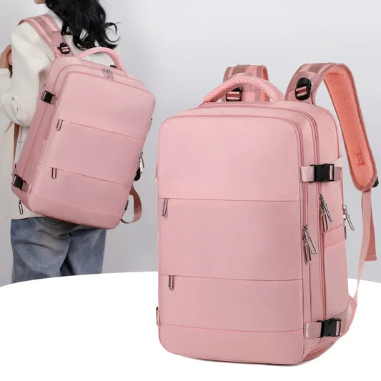 Mummy Nappy Backpack – Large Capacity Waterproof Diaper Bag with Shoe Storage & Multi-Layer Design
