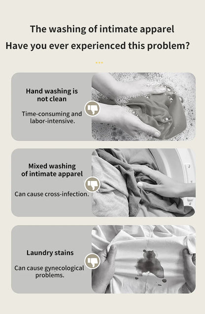 Wireless Mini Washing Machine – 1L Portable Underwear & Socks Cleaner with Dehydration Function