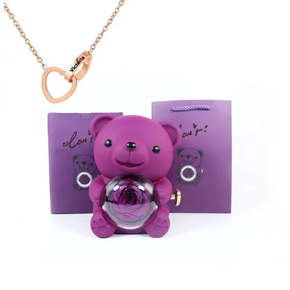 Teddy Bear Rose Gift Set