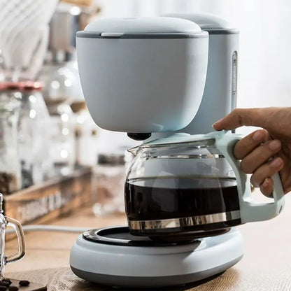 Automatic Drip Coffee Maker – 600ml Filter Coffee Machine & Tea Brewer (220V)