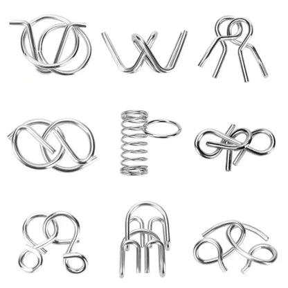 3D Montessori Metal Puzzle Set