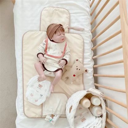 Portable Baby Changing Pad – Foldable Waterproof Travel Diaper Changing Station