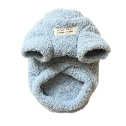 Winter Warm Dog Sweater – Soft Plush Coat for Small Dogs (Chihuahua, Teddy, Puppies)