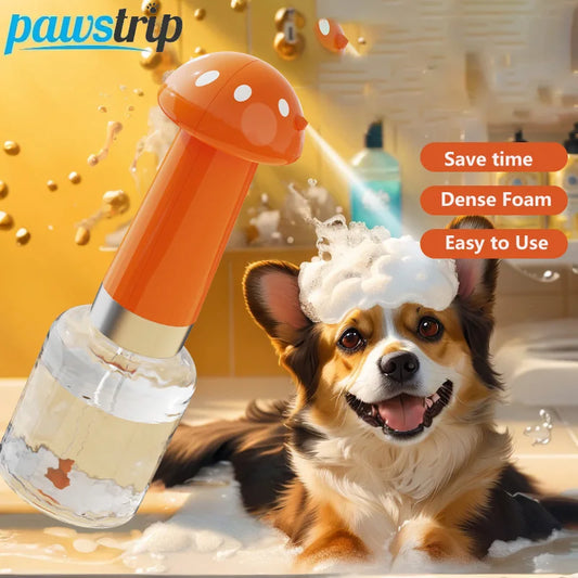 USB Pet Shower Bubbler – Automatic Foaming Soap Dispenser for Dog & Cat Bathing
