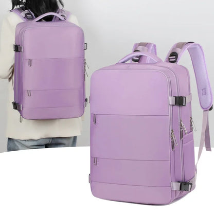 Mummy Nappy Backpack – Large Capacity Waterproof Diaper Bag with Shoe Storage & Multi-Layer Design