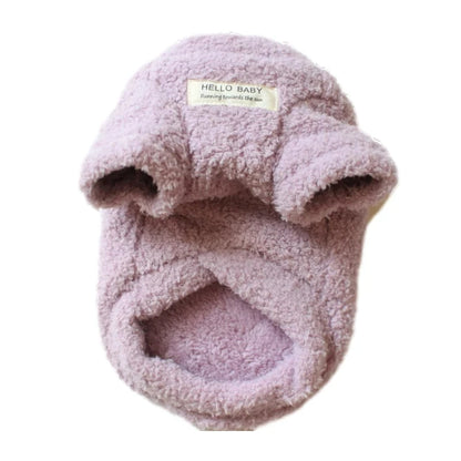 Winter Warm Dog Sweater – Soft Plush Coat for Small Dogs (Chihuahua, Teddy, Puppies)