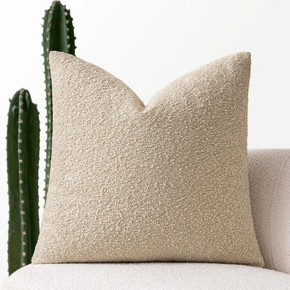 Stylish Textured Bouclé Cushion Covers - 12 Colours