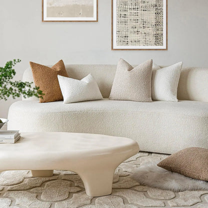 Stylish Textured Bouclé Cushion Covers - 12 Colours