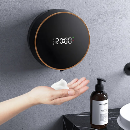Touchless Automatic Soap Dispenser – Smart Foaming Hand Washer with Type-C Rechargeable & LED Temperature Display