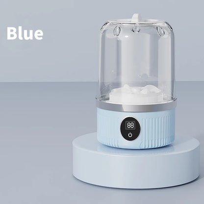 Wireless Mini Washing Machine – 1L Portable Underwear & Socks Cleaner with Dehydration Function