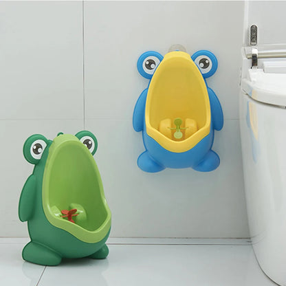 Cartoon Frog Baby Boy Urinal – Wall-Mounted Toilet Training Pot for Toddlers