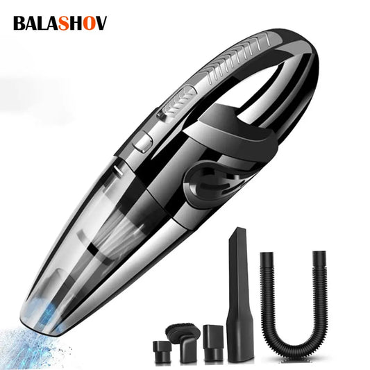 Wireless Handheld Vacuum Cleaner – Powerful Cyclone Suction, Rechargeable for Car & Home