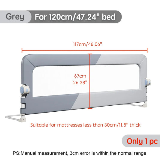 PANGDUBE Baby Safety Bed Rail – Screw-Free Installation Protective Bed Barrier Guard for Kids