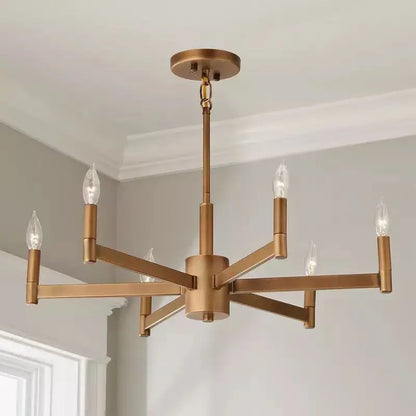 Modern Industrial 6 & 8-Light Pendant Chandelier - 2 Sizes