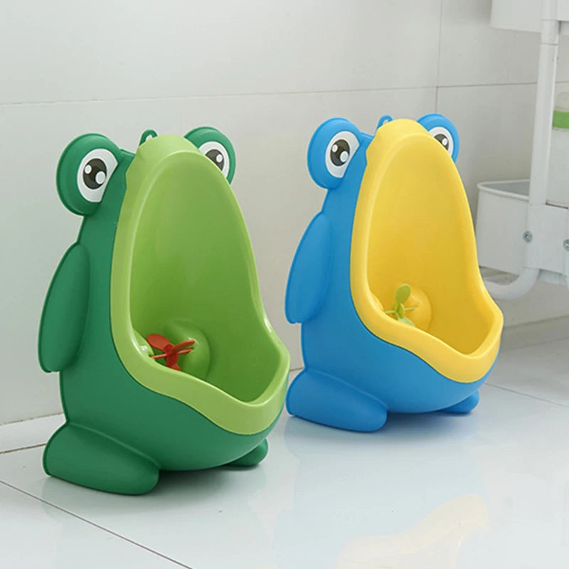 Cartoon Frog Baby Boy Urinal – Wall-Mounted Toilet Training Pot for Toddlers
