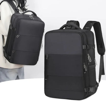 Mummy Nappy Backpack – Large Capacity Waterproof Diaper Bag with Shoe Storage & Multi-Layer Design