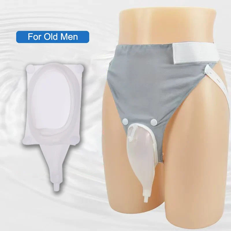 Silicone Adults Urine Collector with Catheter Bag