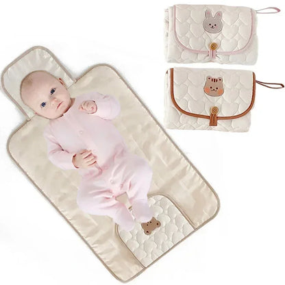 Portable Baby Changing Pad – Foldable Waterproof Travel Diaper Changing Station