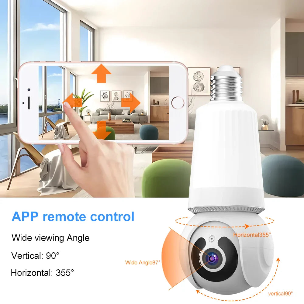 Smart Bulb Security Camera
