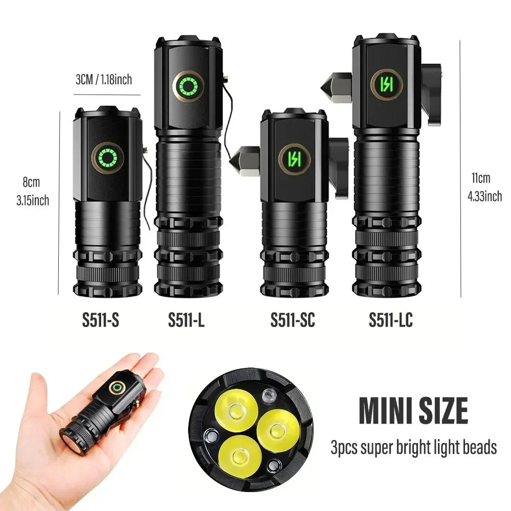 Multifunctional Powerful Super Bright Flashlight