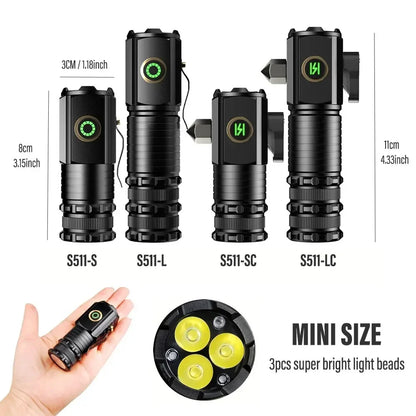 Multifunctional Powerful Super Bright Flashlight