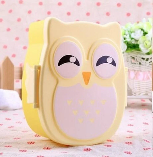 Portable Kids Lunch Box – Plastic Bento Food Container with Cutlery for School & Travel