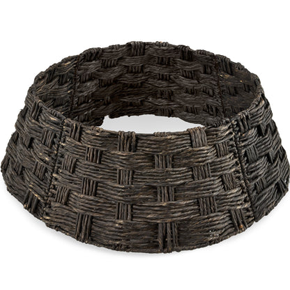 Basket Woven Hyacinth Christmas Holiday Tree Collar - 42in