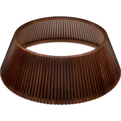 Christmas Tree Collar, Solid Wood Slatted Tree Accessory - 42in
