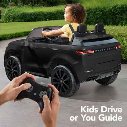 24V 2-Seater Licensed Range Rover Sport Ride-On Car w/ Parent Control