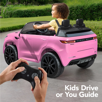 24V 2-Seater Licensed Range Rover Sport Ride-On Car w/ Parent Control