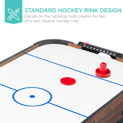 Tabletop Air Hockey Arcade Game Table w/ 2 Pucks, 2 Strikers - 40in