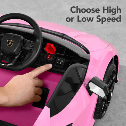12V Kids Ride-On Car Officially Licensed Lamborghini Revuelto w/ Remote