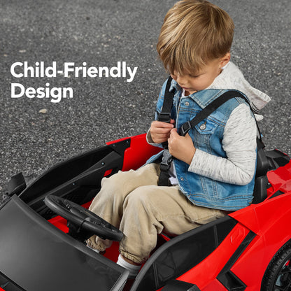 12V Kids Ride-On Car Officially Licensed Lamborghini Revuelto w/ Remote