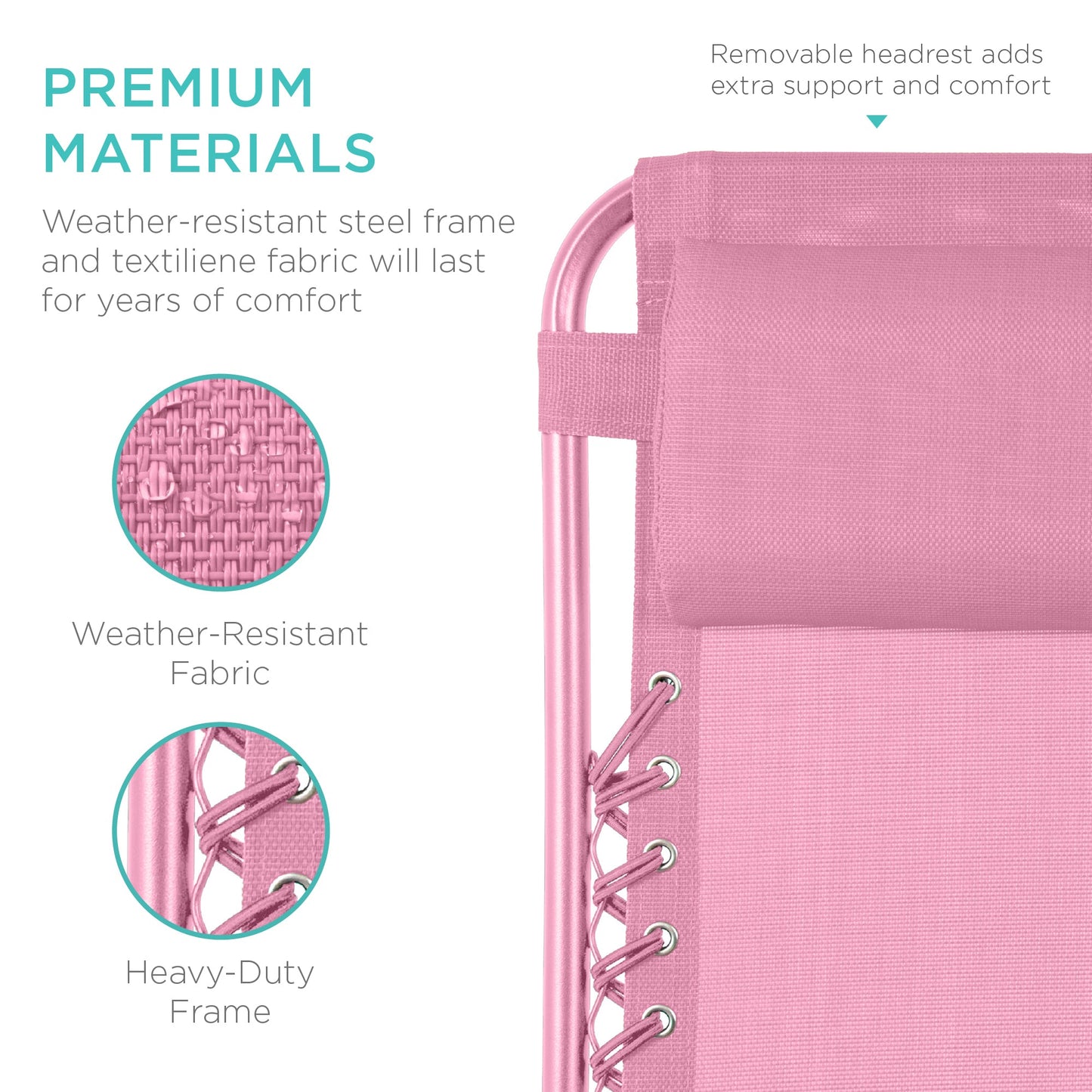 Set of 2 Adjustable Zero Gravity Patio Chair Recliners w/ Cup Holders