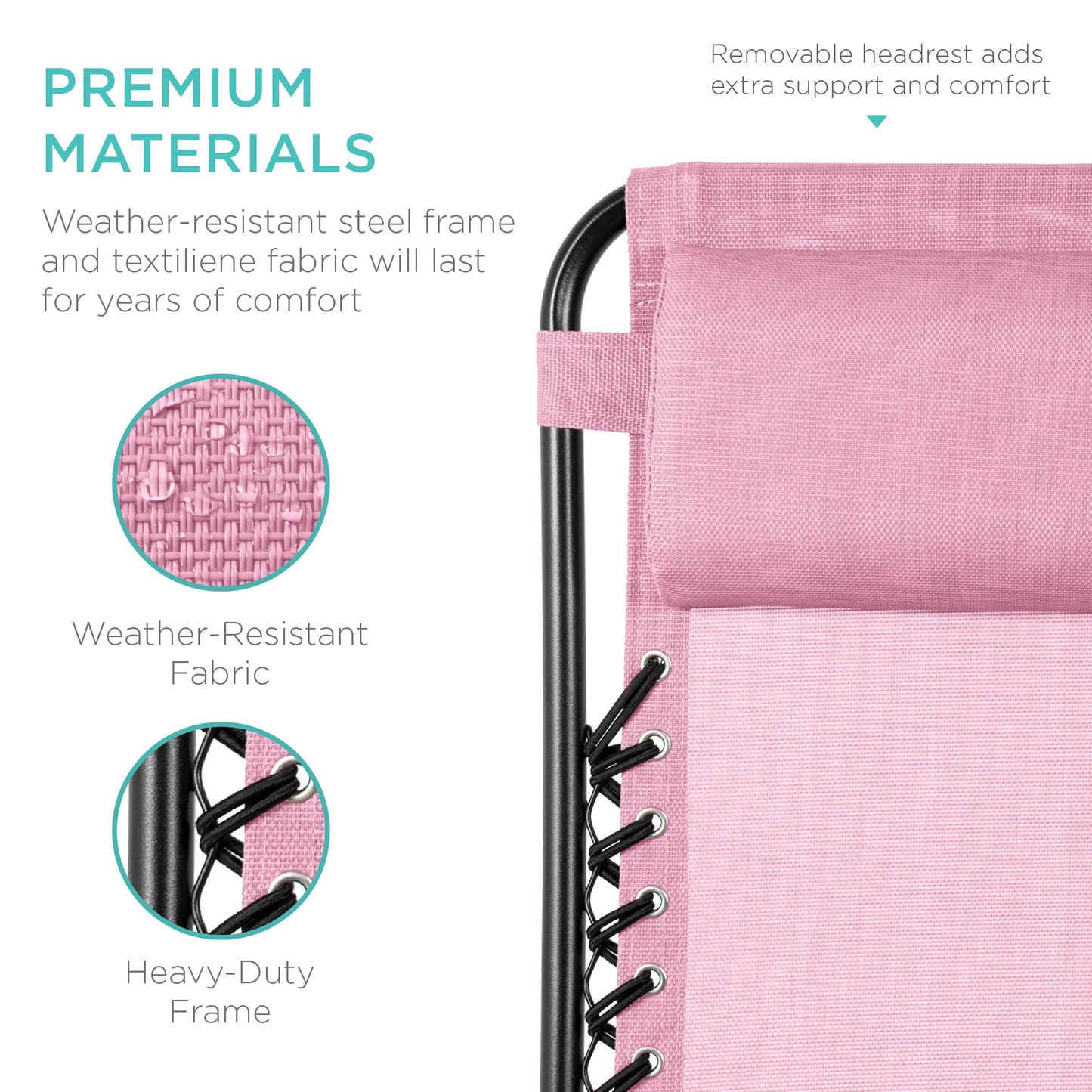 Set of 2 Adjustable Zero Gravity Patio Chair Recliners w/ Cup Holders