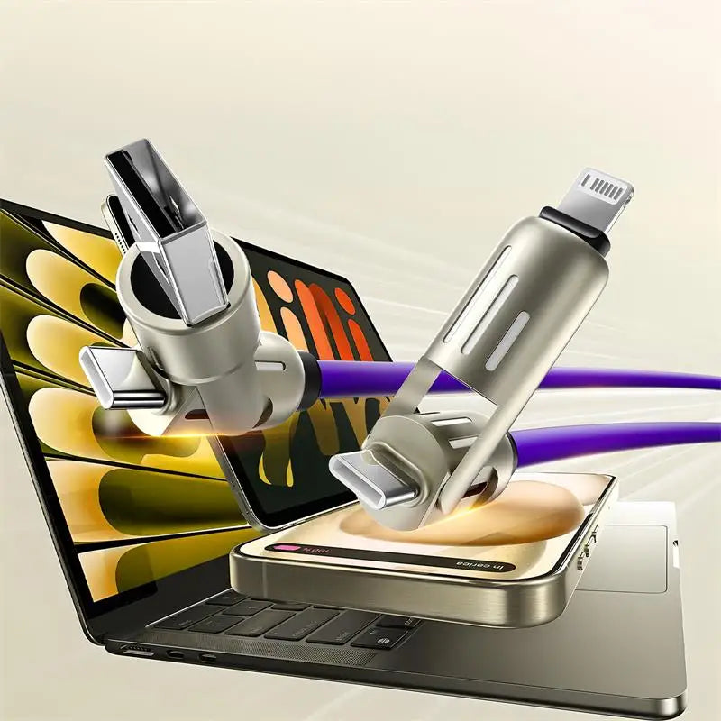 Multi-Functional 4 In 1 Fast Charging Data Cable