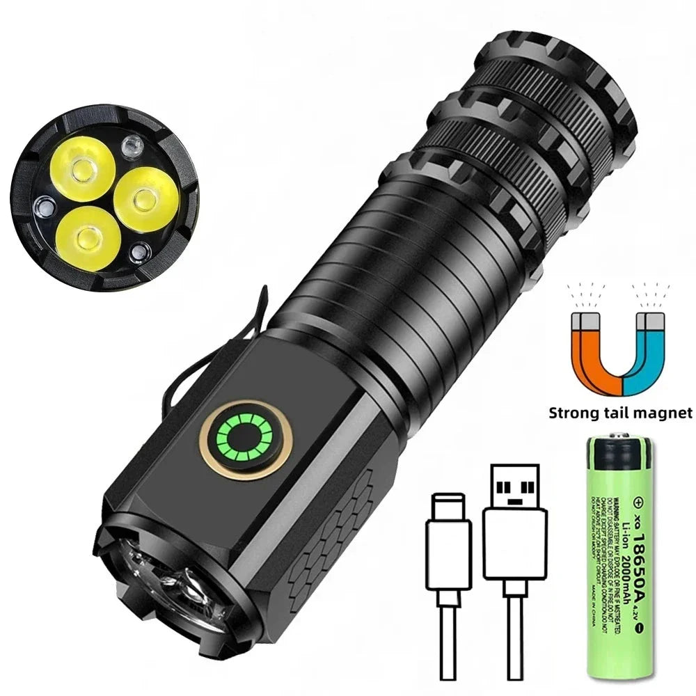 Multifunctional Powerful Super Bright Flashlight