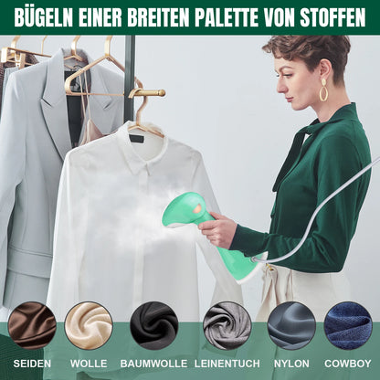 BRIEFNESS 2000W Handheld Garment Steamer – 30s Fast Heat-Up Portable Clothes Steamer for Home & Travel