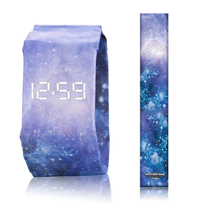 Trendy Wrap Digital Paper Watch