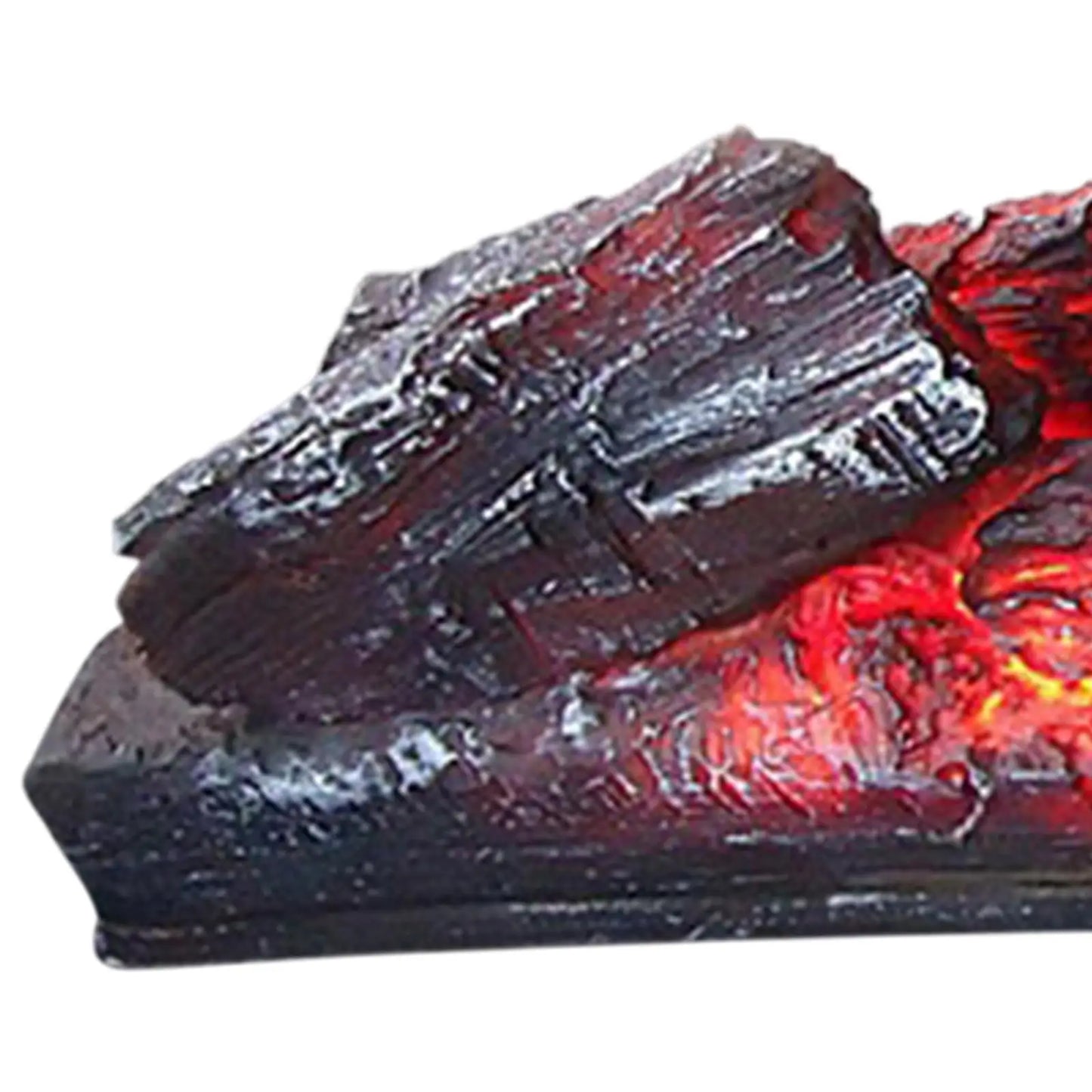 Electric Fireplace Flame Lamp – Simulated Charcoal Firewood Decorative Light for Home, Exhibitions & Shooting Props (US Plug)