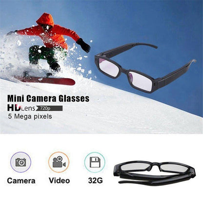 Lightweight Riding Camera Smart Glasses Video Recorder 720P HD Driving Cycling DVR Video Recorder Eyewear Camcorder