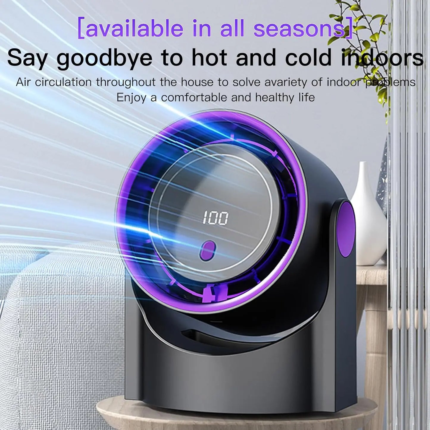 Smart Desktop Electric Fan