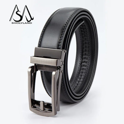 Men's Leather Ratchet Belt