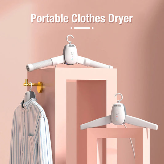 Electric Clothes Drying Rack – Portable Folding Clothes Dryer with UV Sterilization for Home & Travel