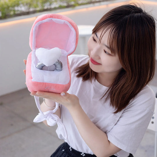 Plush Heart Ring Box