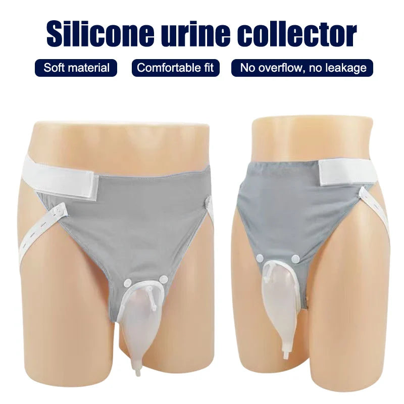 Silicone Adults Urine Collector with Catheter Bag