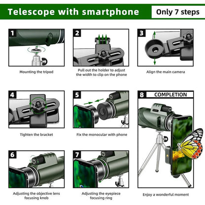 Professional High Power Monocular Telescope